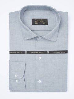 Blue Textured, Cutaway Collar, Elite Edition, Men’s Formal Shirt  (FS-1947)