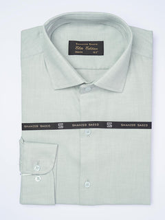 Grey Textured, Cutaway Collar, Elite Edition, Men’s Formal Shirt  (FS-1954)