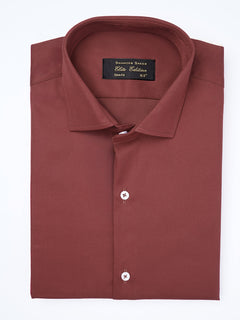 Maroon Plain, Cutaway Collar, Elite Edition, Men’s Formal Shirt  (FS-1956)