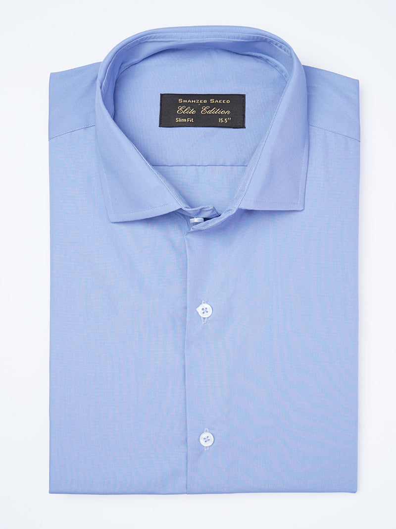 Blue Plain, Cutaway Collar, Elite Edition, Men’s Formal Shirt  (FS-1957)