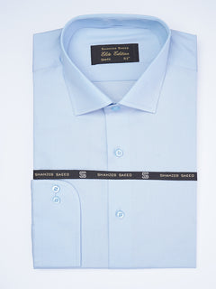 Blue Plain, Cutaway Collar, Elite Edition, Men’s Formal Shirt  (FS-1970)