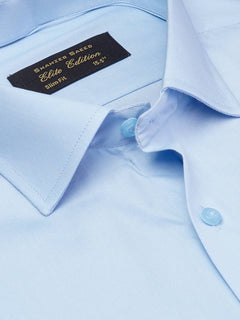 Blue Plain, Cutaway Collar, Elite Edition, Men’s Formal Shirt  (FS-1970)