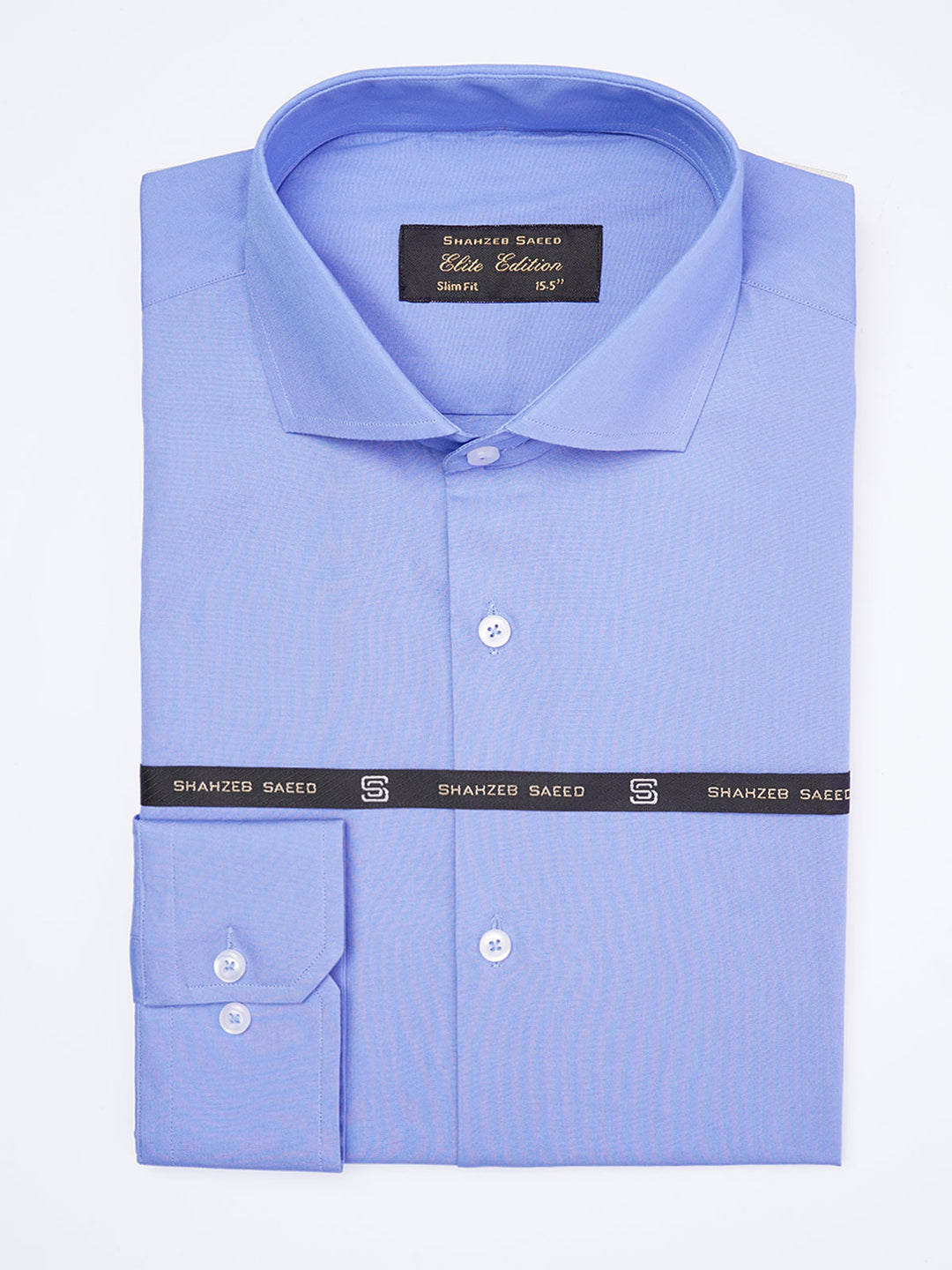 Blue Plain, Cutaway Collar, Elite Edition, Men’s Formal Shirt  (FS-1975)