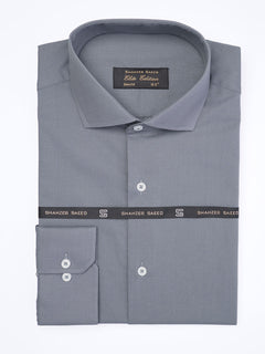 Grey Plain, Cutaway Collar, Elite Edition, Men’s Formal Shirt  (FS-1979)