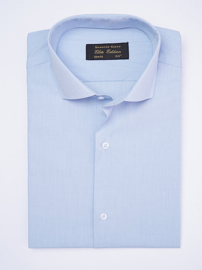 Ice Blue Self, Cutaway Collar, Elite Edition, Men’s Formal Shirt  (FS-1984)