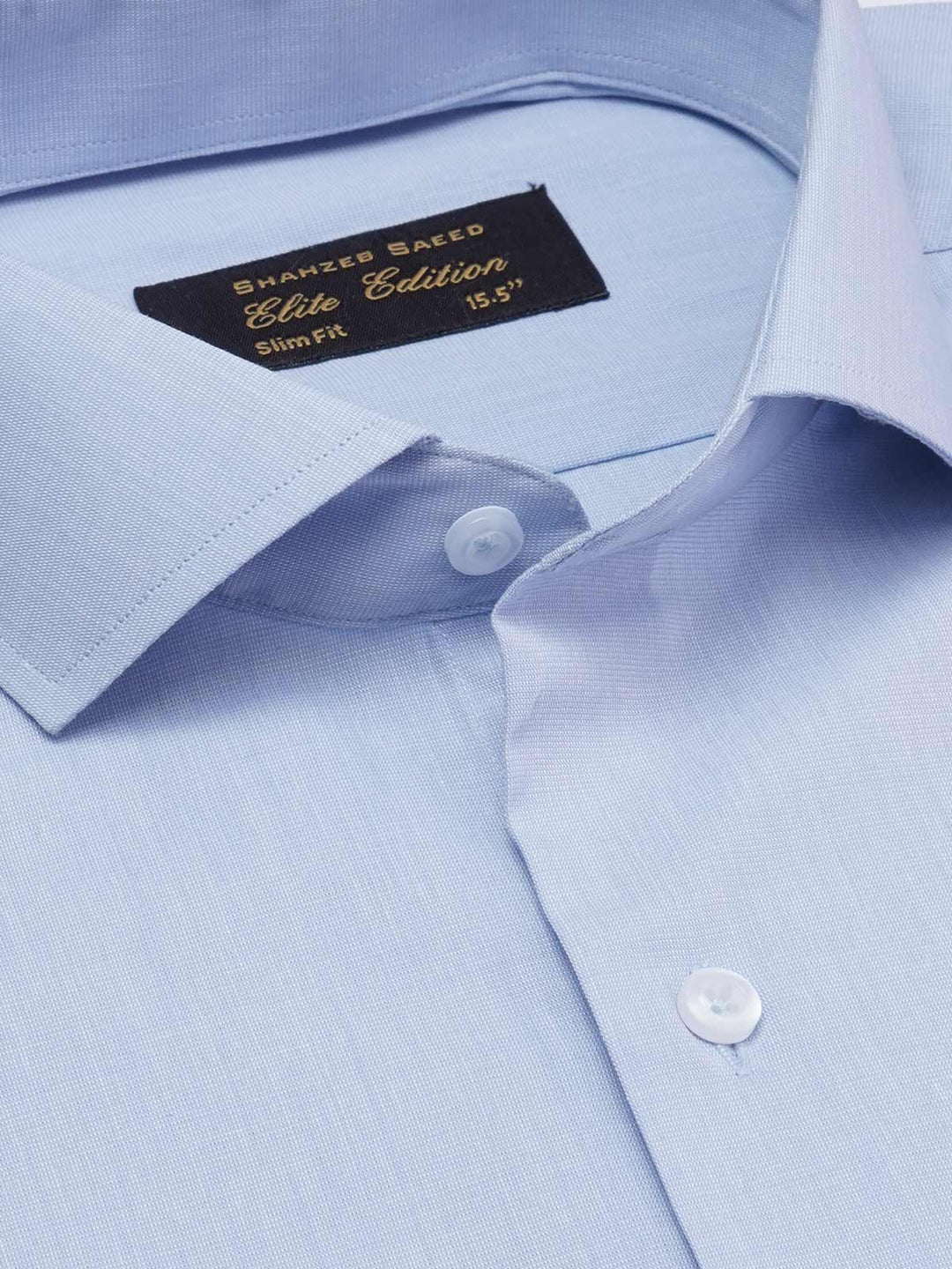 Ice Blue Self, Cutaway Collar, Elite Edition, Men’s Formal Shirt  (FS-1984)