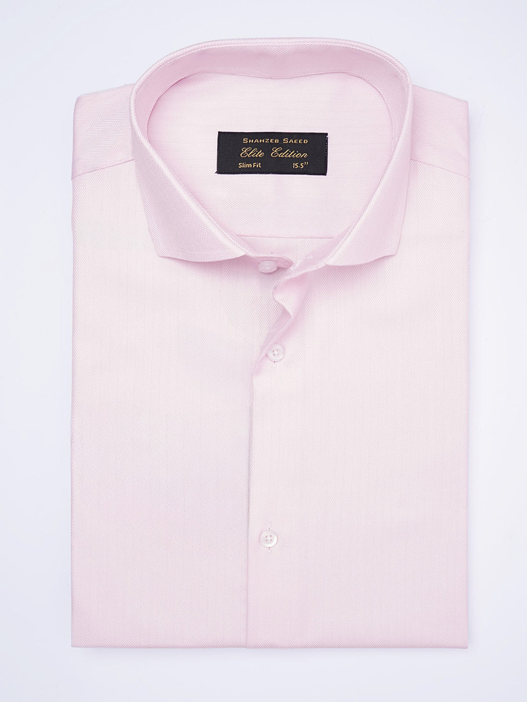 Light Pink Self, Cutaway Collar, Elite Edition, Men’s Formal Shirt  (FS-1990)