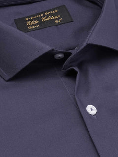 Navy Blue Self, Cutaway Collar, Elite Edition, Men’s Formal Shirt  (FS-1991)