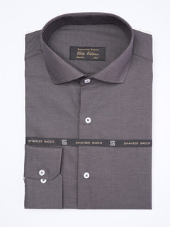 Charcoal Plain, Cutaway Collar, Elite Edition, Men’s Formal Shirt  (FS-1994)