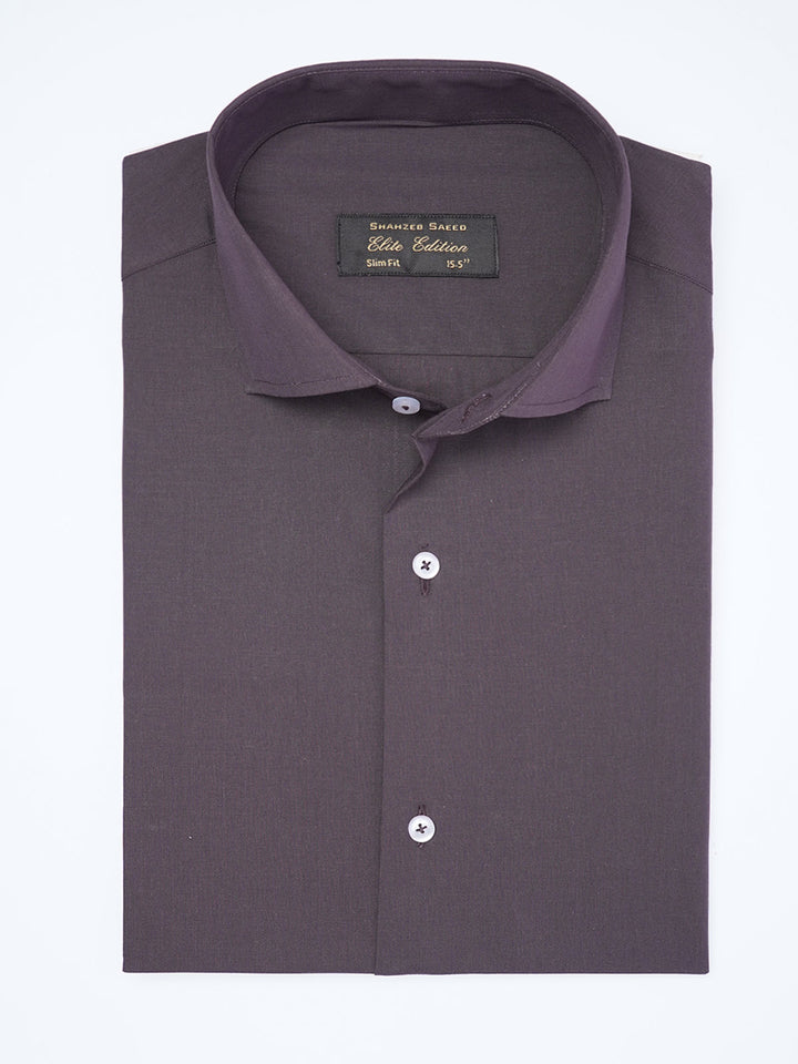 Purple Plain, Cutaway Collar, Elite Edition, Men’s Formal Shirt  (FS-2002)