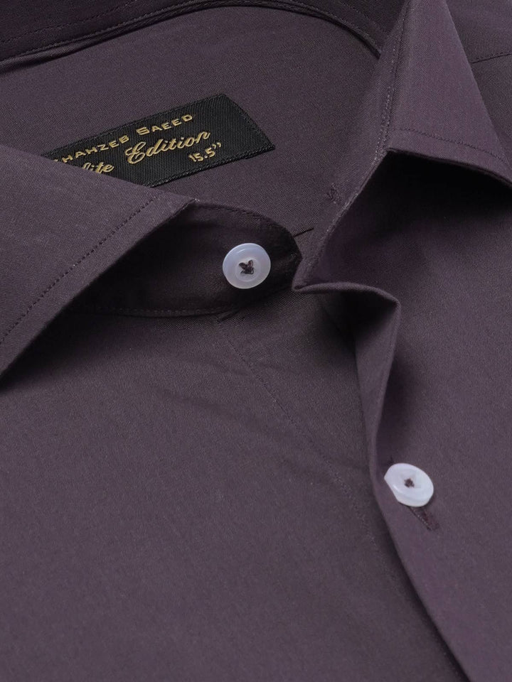 Purple Plain, Cutaway Collar, Elite Edition, Men’s Formal Shirt  (FS-2002)