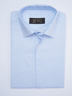 Blue Printed, Elite Edition, French Collar Men’s Formal Shirt (FS-2022)