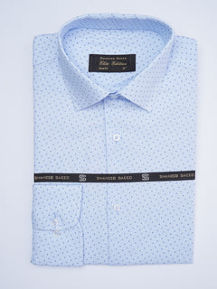 Blue Printed, Elite Edition, French Collar Men’s Formal Shirt (FS-2022)