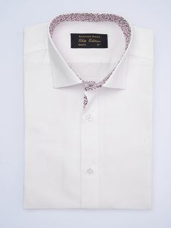 White, Elite Edition, Cutaway Collar Men’s Designer Formal Shirt (FS-2042)