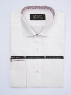 White, Elite Edition, Cutaway Collar Men’s Designer Formal Shirt (FS-2042)