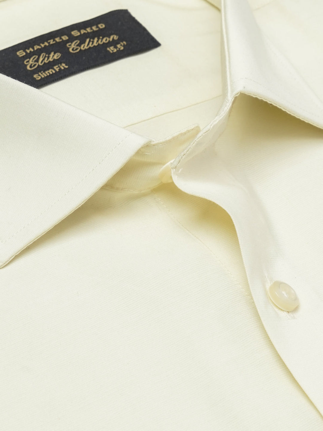 Cream Plain, Cutaway Collar, Elite Edition, Men’s Formal Shirt (FS-2066)