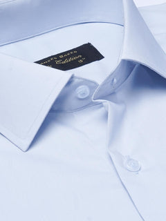 Ice Blue Plain, French Collar, Elite Edition, Men’s Formal Shirt (FS-2085)