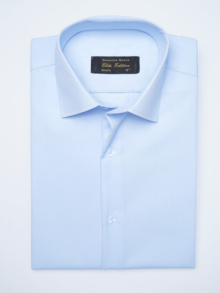 Sky Blue Plain, Cutaway Collar, Elite Edition, Men’s Formal Shirt (FS-2086)