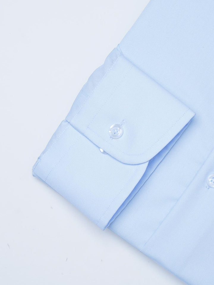 Sky Blue Plain, Cutaway Collar, Elite Edition, Men’s Formal Shirt (FS-2086)