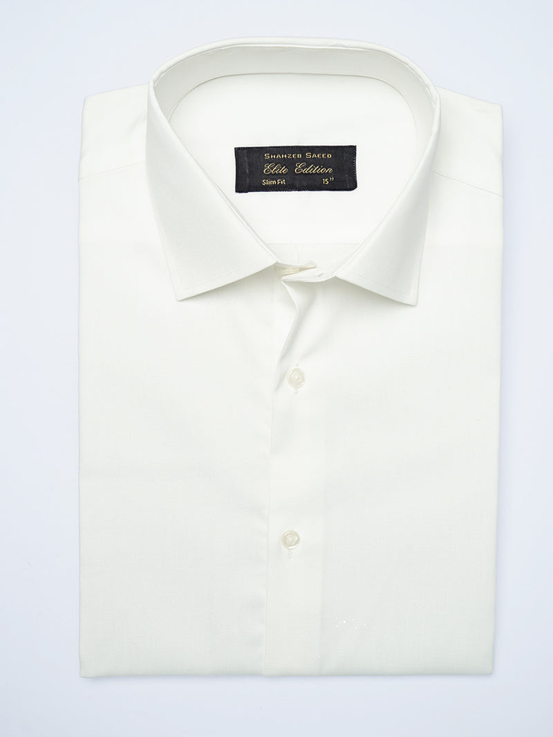 White Plain, French Collar, Elite Edition, Men’s Formal Shirt (FS-2087)