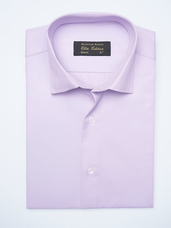 Light Purple Plain, Cutaway Collar, Elite Edition, Men’s Formal Shirt  (FS-2088)