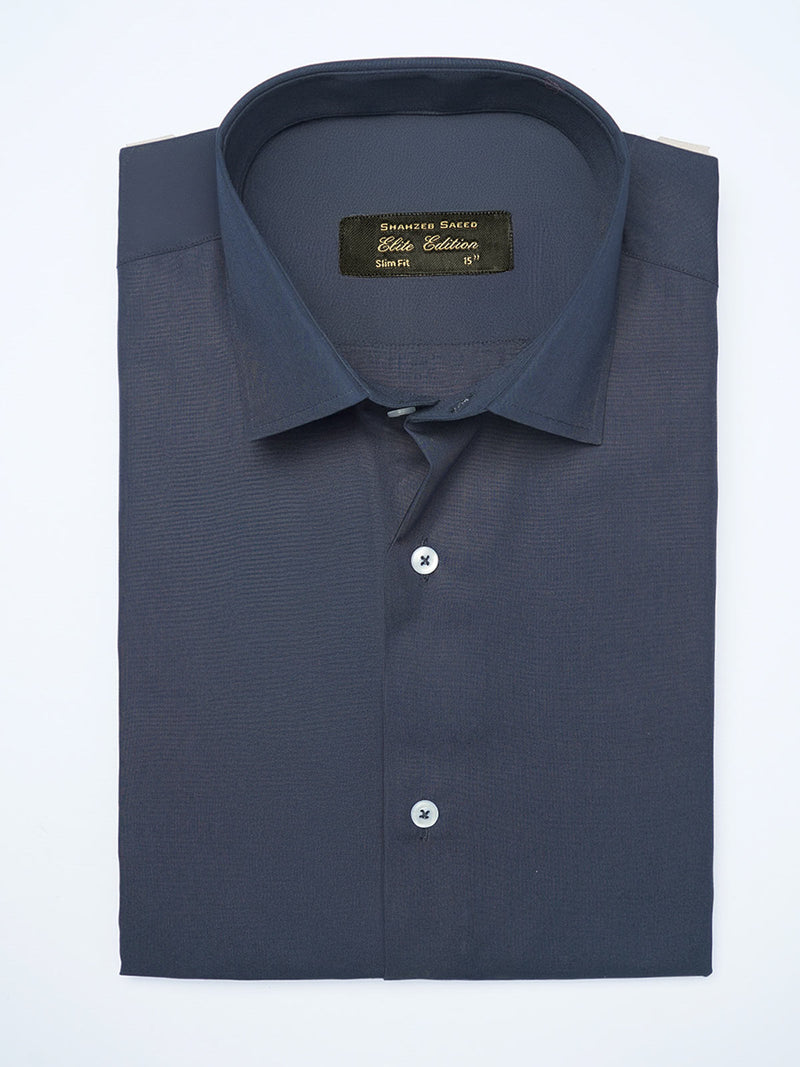 Royal Blue Plain, Cutaway Collar, Elite Edition, Men’s Formal Shirt  (FS-2093)