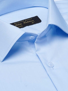 Ice Blue Plain, Cutaway Collar, Elite Edition, Men’s Formal Shirt  (FS-2096)