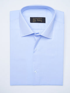 Sky Blue Plain, Cutaway Collar, Elite Edition, Men’s Formal Shirt  (FS-2097)