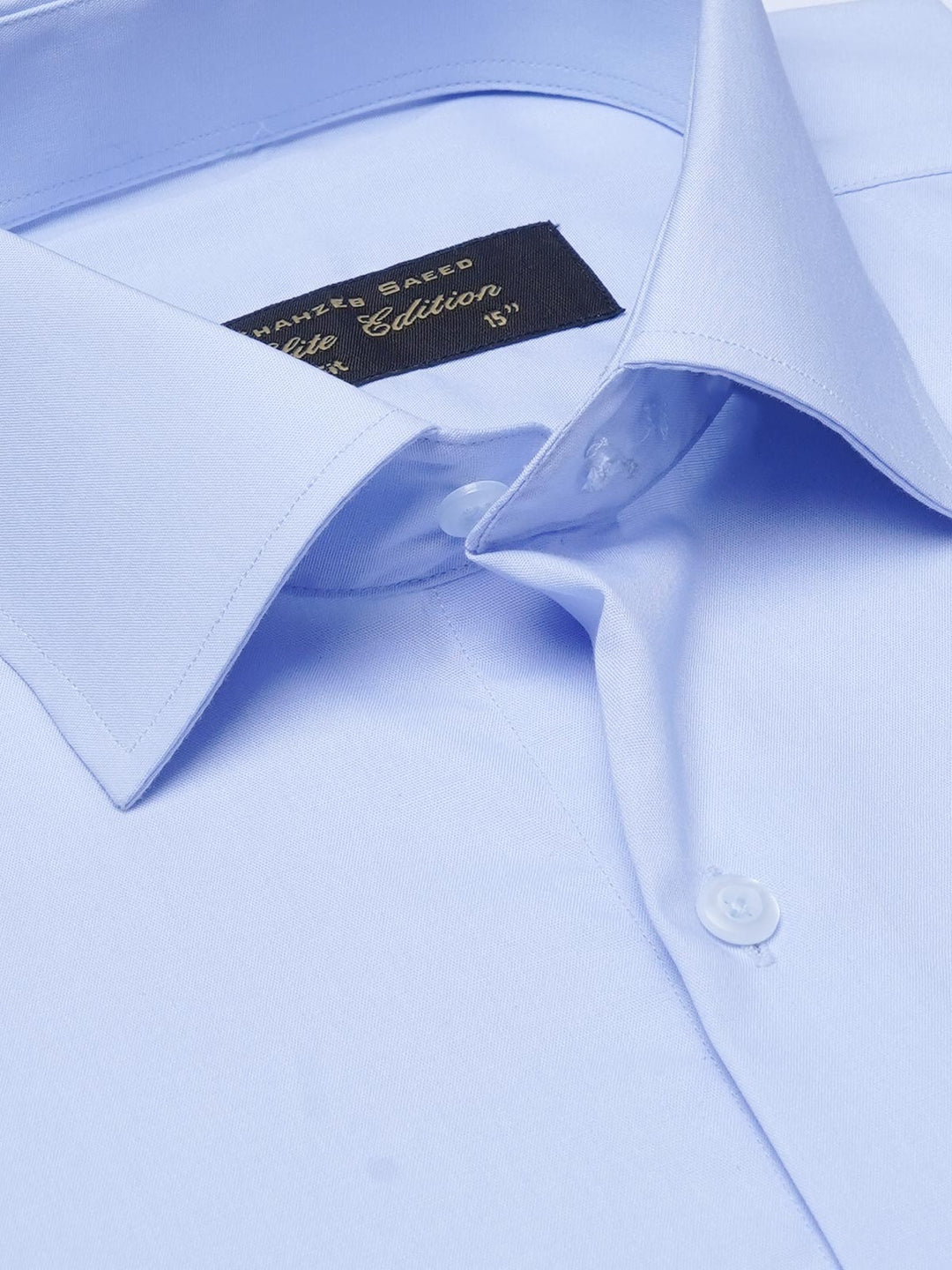 Sky Blue Plain, Cutaway Collar, Elite Edition, Men’s Formal Shirt  (FS-2097)