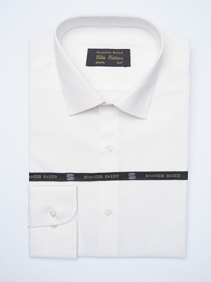 White Plain, Cutaway Collar, Elite Edition, Men’s Formal Shirt  (FS-2098)