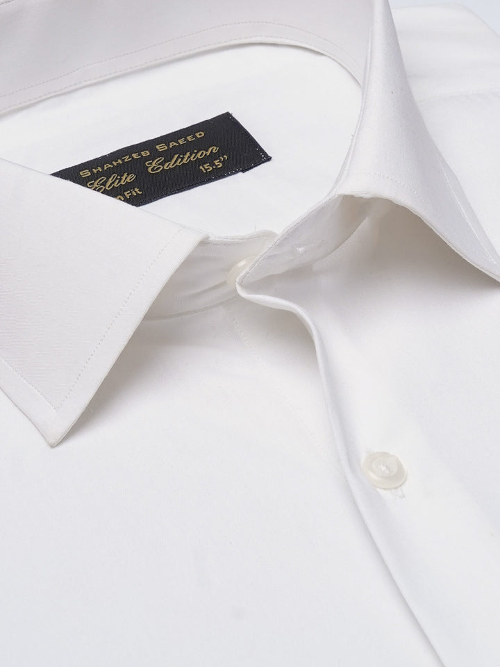 White Plain, Cutaway Collar, Elite Edition, Men’s Formal Shirt  (FS-2098)