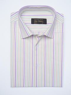 Multi Self Striped, Elite Edition, Cutaway Collar Men’s Formal Shirt (FS-2100)