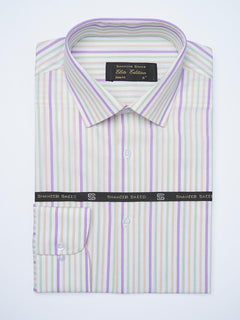 Multi Self Striped, Elite Edition, Cutaway Collar Men’s Formal Shirt (FS-2100)