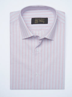 Red Self Striped, Elite Edition, Cutaway Collar Men’s Formal Shirt (FS-2102)