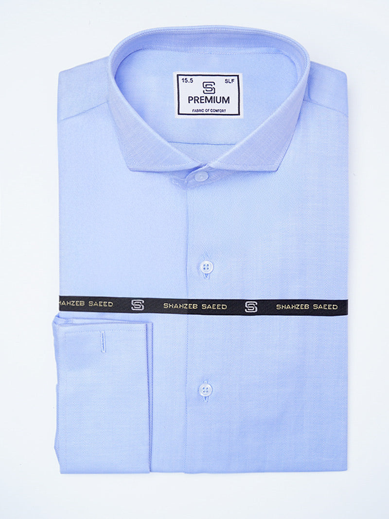 Blue Self, Cutaway Collar, Premium Edition, Men’s Formal Shirt (FS-2196)