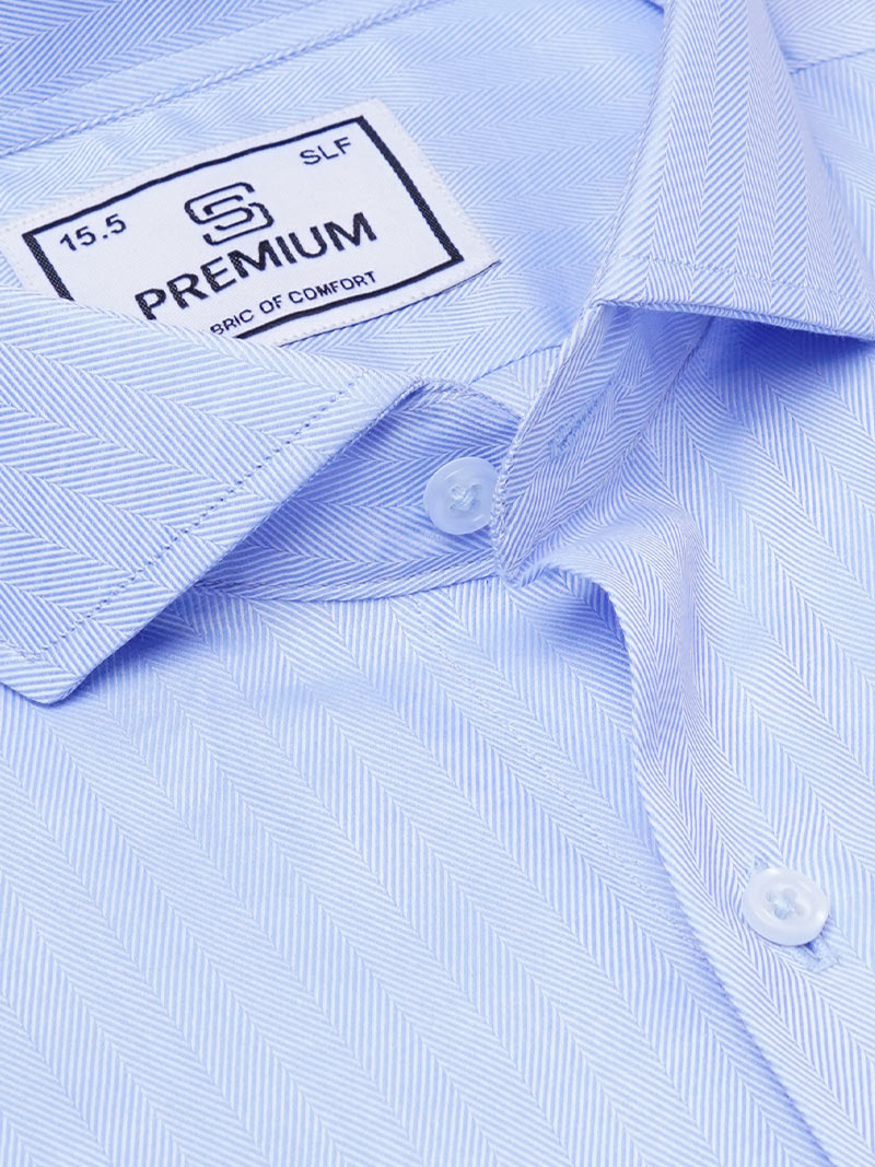 Blue Self, Cutaway Collar, Premium Edition, Men’s Formal Shirt (FS-2196)