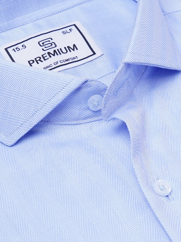 Blue Self, Cutaway Collar, Premium Edition, Men’s Formal Shirt (FS-2196)