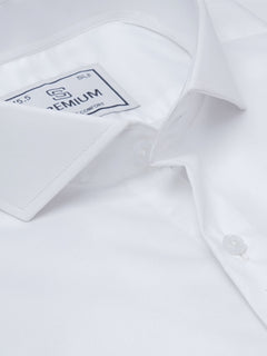 White Plain, Cutaway Collar, Premium Edition, Men’s Formal Shirt (FS-2197)