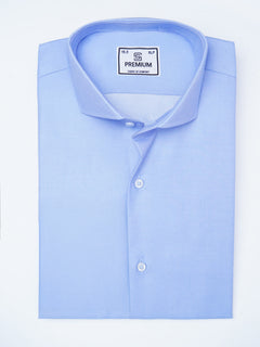 Blue Plain, Cutaway Collar, Premium Edition, Men’s Formal Shirt (FS-2199)