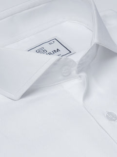 White Self, Cutaway Collar, Premium Edition, Men’s Formal Shirt (FS-2200)