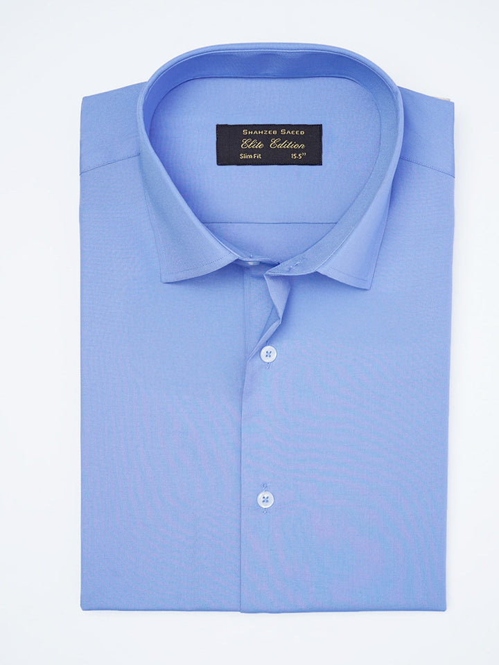 Blue Plain, French Collar, Elite Edition, Men’s Formal Shirt (FS-2207)