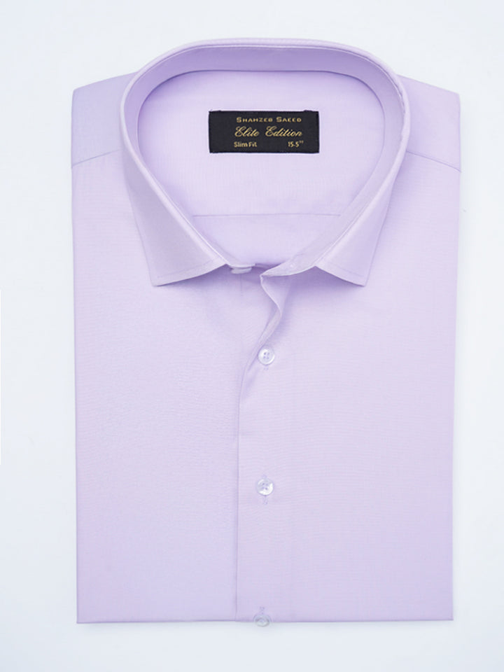 Light Lilac Plain, French Collar, Elite Edition, Men’s Formal Shirt (FS-2242)