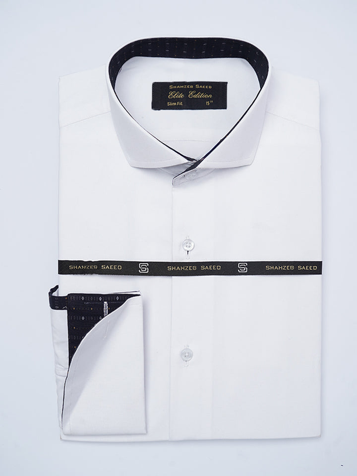 White Plain, Elite Edition, Cutaway Collar Men’s Designer Formal Shirt (FS-2305)