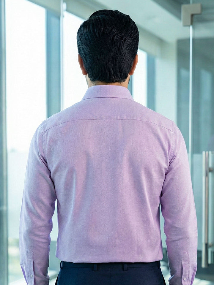 Lilac Self, Cutaway Collar, Elite Edition, Men’s Formal Shirt (FS-2724)