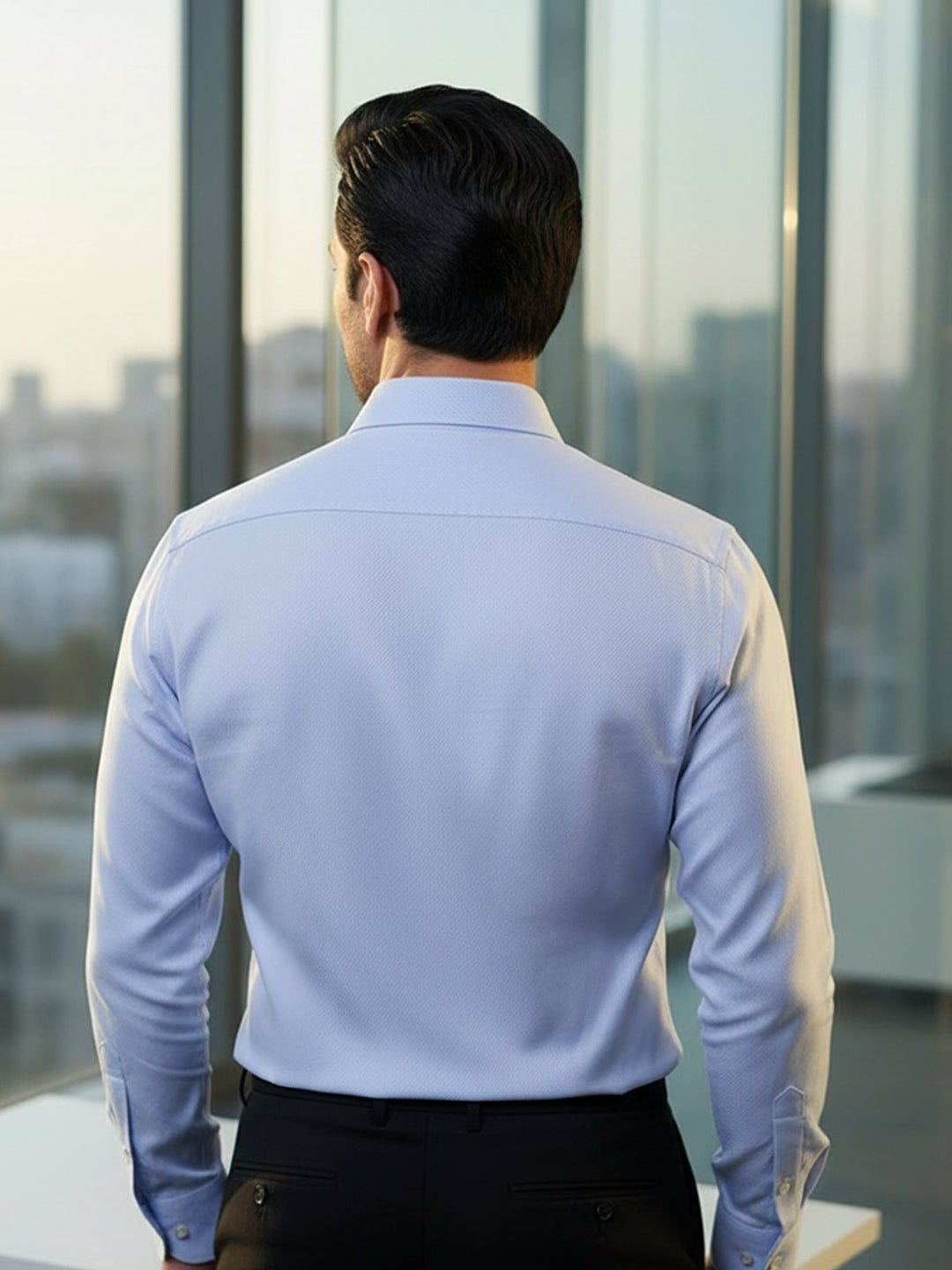 Blue Self, Cutaway Collar, Elite Edition, Men’s Formal Shirt (FS-2730)