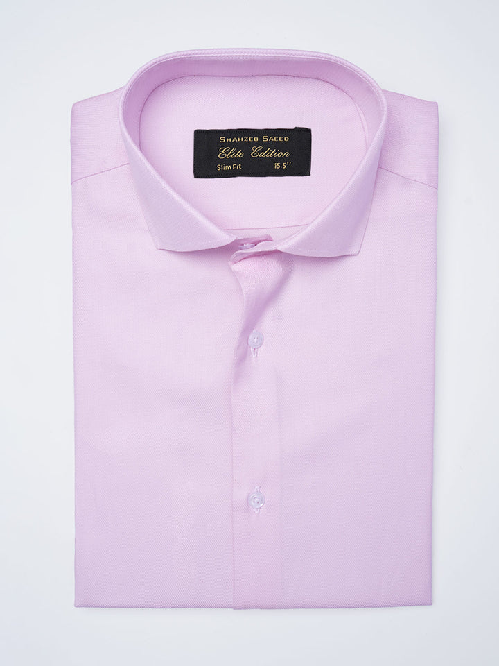 Pink Self, Cutaway Collar, Elite Edition, Men’s Formal Shirt (FS-2733)