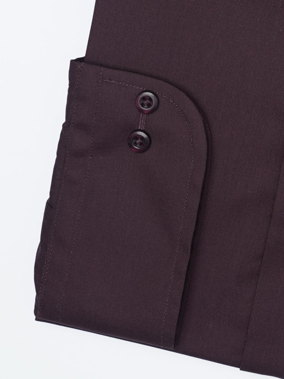 Maroon Plain, Cutaway Collar, Poplin Formal Shirt (FS-2896)