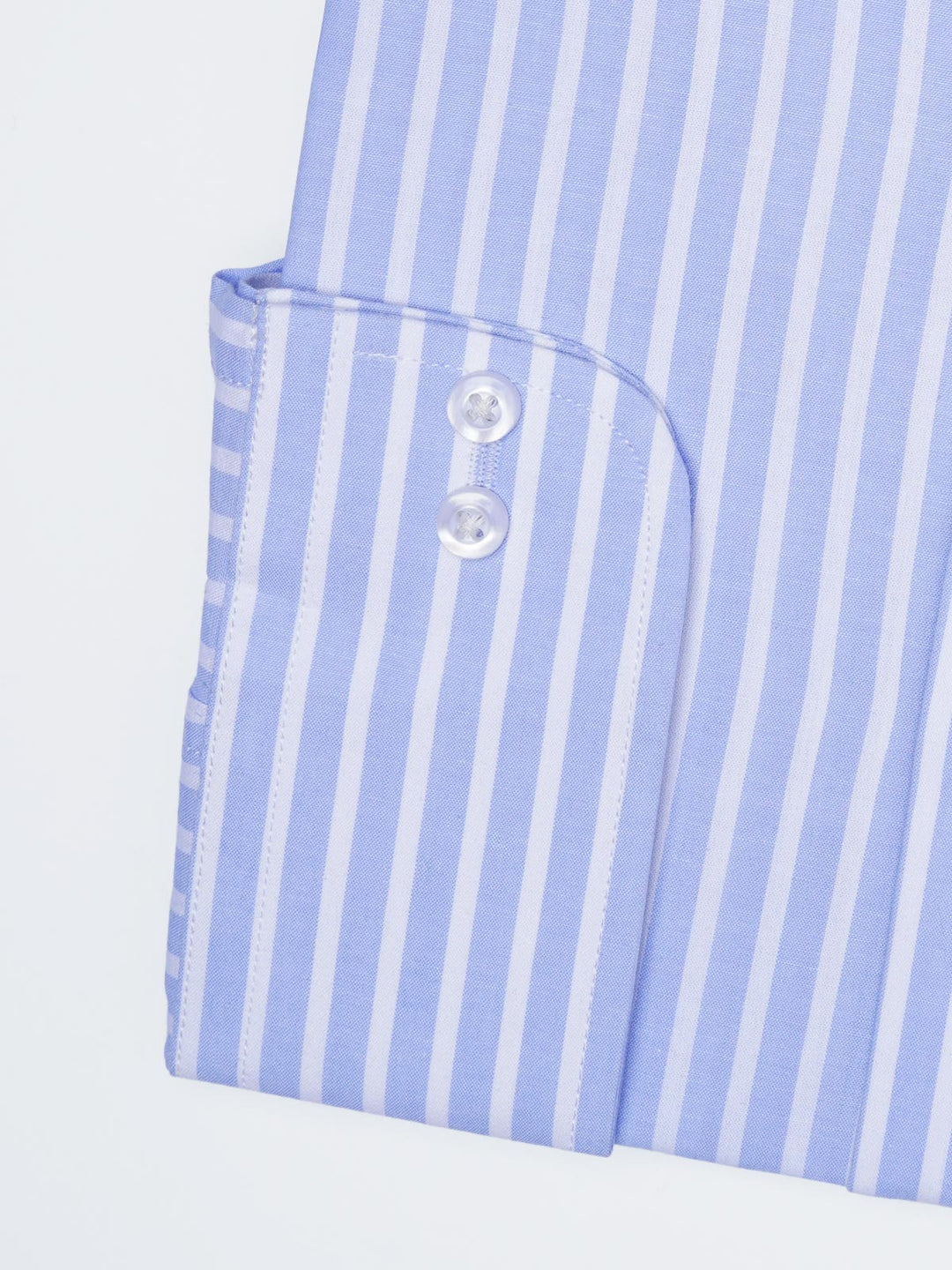White & Blue Striped, Elite Edition, Cutaway Collar Men’s Formal Shirt (FS-2908)