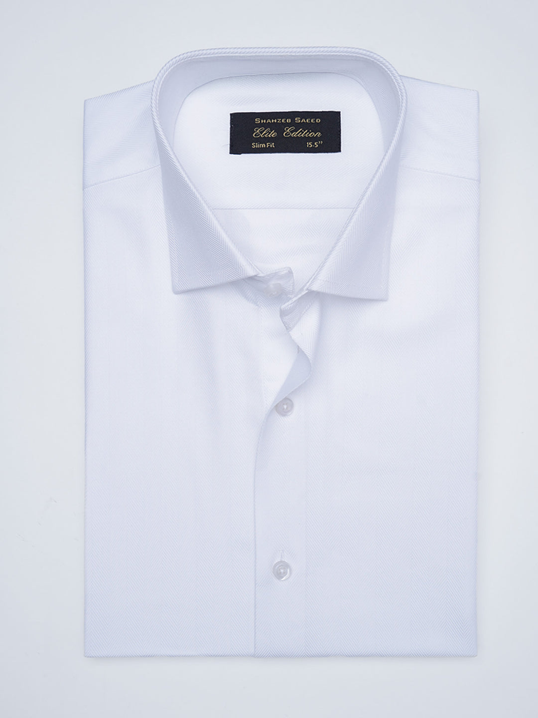 White, Elite Edition, Cutaway Collar Men’s Formal Shirt (FS-2945)