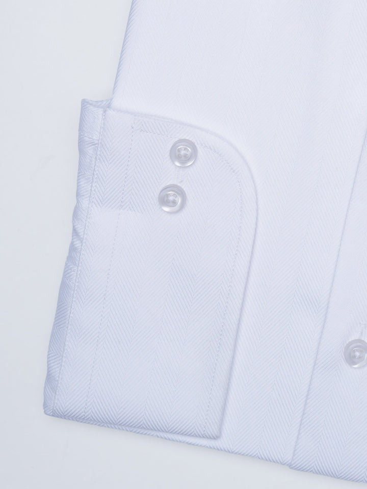 White, Elite Edition, Cutaway Collar Men’s Formal Shirt (FS-2945)